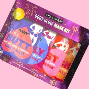 Freeman Body Glow 4 pack mask kit NEW
